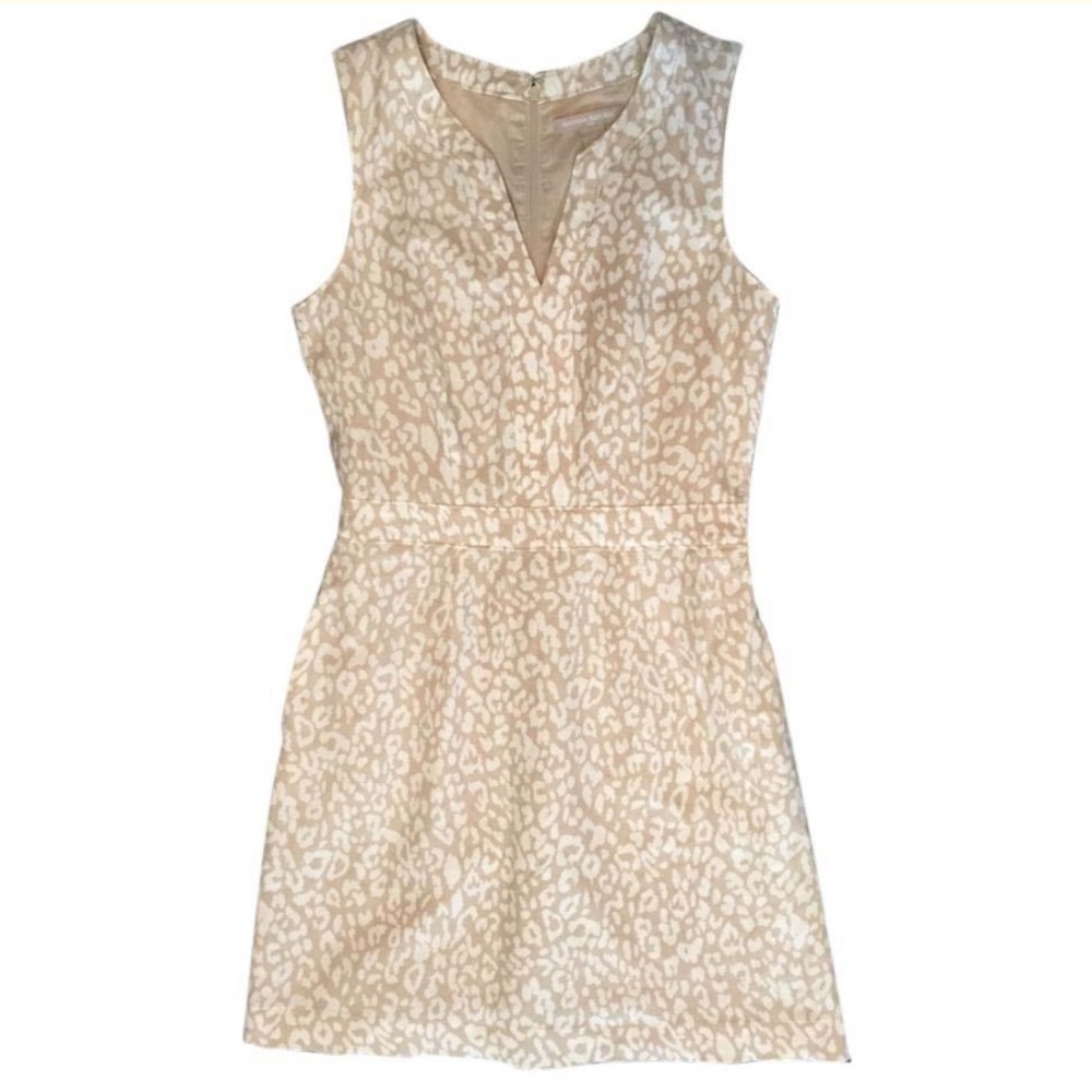 Banana Republic Tan V Neck Cocktail Dress - NWT - Picture 5 of 8